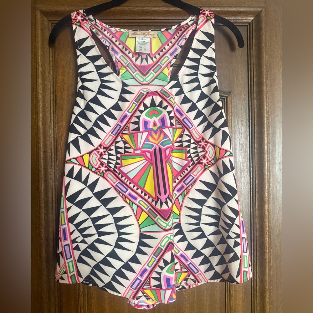 Mara Hoffman Vibrant Geometric Top